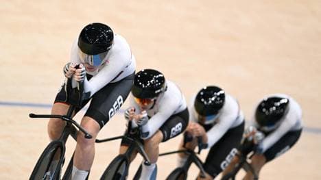 Der deutsche Vierer verpasst eine Medaille