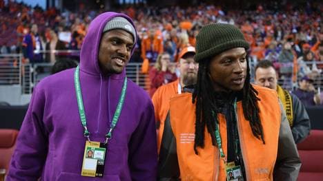 Deshaun Watson (l.) und DeAndre Hopkins spielten am College beide für die Clemson Tigers