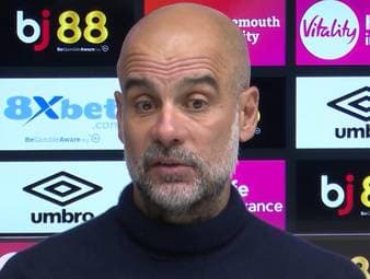 Mit dem Remis gegen Bournemouth verpasst Manchester City in diesem Jahr die Meisterschaft. Trainer Pep Guardiola gratulierte den Gunners nach dem Spiel zum Titel und ließ seine eigene Zukunft offen.