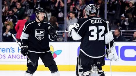 Christian Ehrhoff (l.) erzielte das 2:0 für Los Angeles