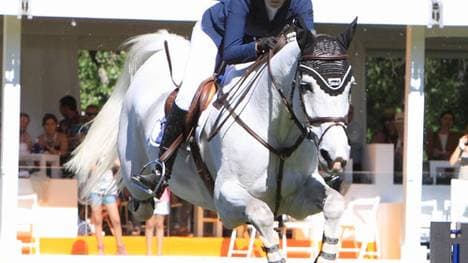 Athina Onassis de Miranda verliert ihre Stute Camille nach einem Sturz
