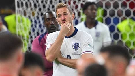 Harry Kane nach dem verlorenen Finale
