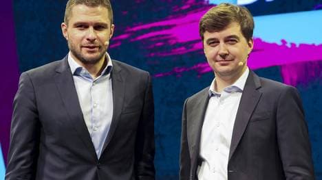 Lenz (l.) und Merkel appellieren an die Fans