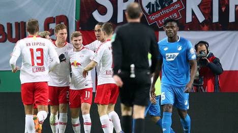 RB Leipzig v TSG 1899 Hoffenheim - DFB Cup
