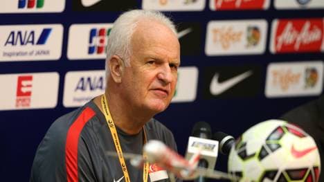 Bernd Stange war zuletzt Nationaltrainer von Singapur