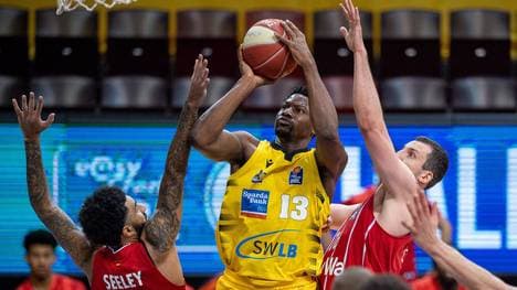 Die MHP Riesen Ludwigsburg gewannen Spiel eins gegen Bayern