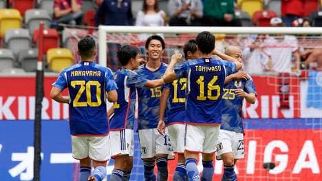 Daichi Kamada erzielte das Führungstor für Japan