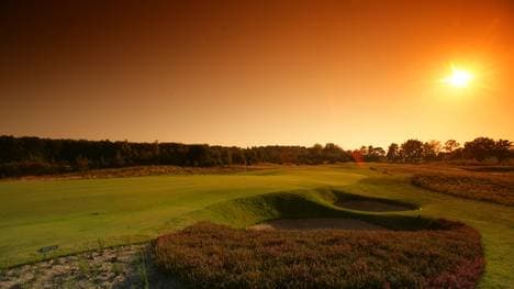 Das 17. Loch am Nick Faldo Kurs in Bad Saarow