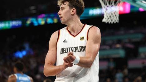 - Basketball 5x5 - 1 4 finals - Paris 2024 - 07 08 2024 - France Seine Saint Denis Paris - Franz Wagner (GER) during the Quarter-Finals of the 5x5 Basketball events of the Paris Olympic Games, Olympische Spiele, Olympia, OS between Greece and Germany at the Bercy Arena, July 6, 2024. PUBLICATIONxNOTxINxFRAxRUS JulienxMattiax xLexPictorium LePictorium_0295973