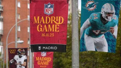 In Madrid treffen die Miami Dolphins auf die Washington Commanders