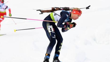 Julia Kink gehört vor allem in der Loipe zu den Besten