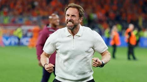 Gareth Southgate steht am Sonntag mit England im EM-Finale
