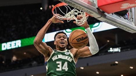 Giannis Antetokounmpo erzielte gegen die Wizards einen Karrierebestwert