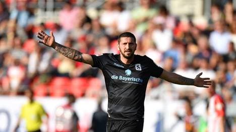 Sascha Mölders stieg zusammen mit dem TSV 1860 München in die Regionalliga ab