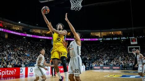 David McCormack war bester Berliner Werfer gegen Real Madrid