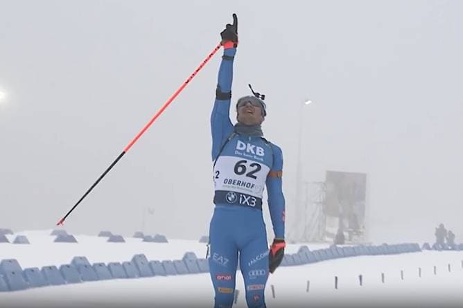 Bewegender Moment nach Biathlon-Tragödie