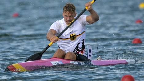 Bei der Kanu-WM im K4: Anton Winkelmann