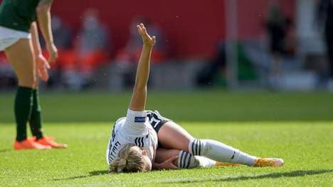 Giulia Gwinn hat sich einen Kreuzbandriss zugezogen