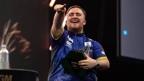 Luke Littler gewann 2024 die Premier League Darts