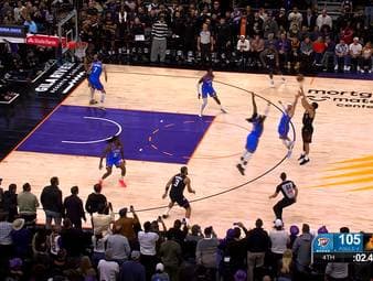 Dramatische Schlusssekunden in der NBA! Alles deutet im Duell zwischen den Oklahoma City Thunder und Phoenix Suns auf die Verlängerung hin – dann sorgt Devin Booker für Staunen.