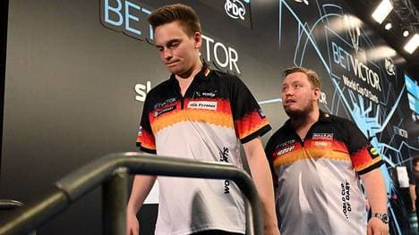 Für Ricardo Pietretczko (vorne) und Martin Schindler war beim Players Championship 17 in der 1. Runde Schluss