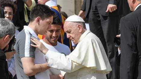 VATICAN-POPE-AUDIENCE-FBL-CHAPECOENSE