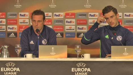 Markus Weinzierl (l.) stellte sich den Fragen der Journalisten