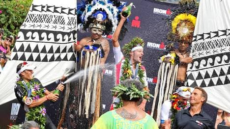 Jan Frodeno hat als erster Deutscher zum zweiten Mal in Folge den Ironman Hawaii gewonnen