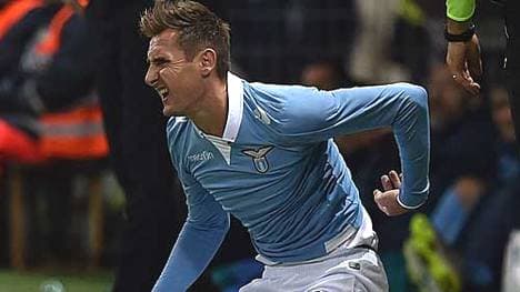 Miroslav Klose steht Lazio Rom nach Rückenproblemen wohl zur Verfügung