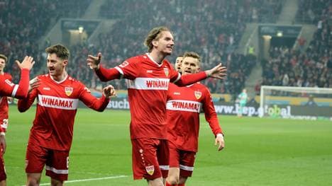 Nick Woltemade bejubelt sein Tor