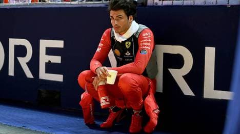 Carlos Sainz zeigt im Ferrari gute Leistungen