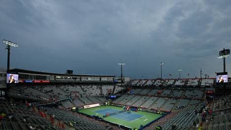 Regen in Montréal verzögert das Tennis-Turnier