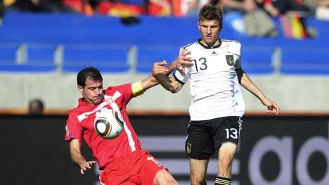 Deutschland und Serbien trafen zuletzt bei der WM 2010 aufeinander - das DFB-Team verlor