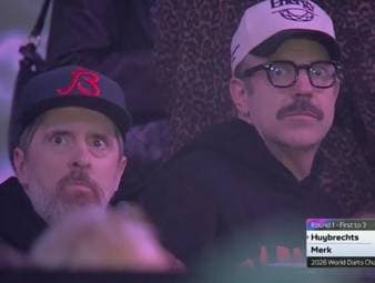 Prominenter Besuch im Ally Pally