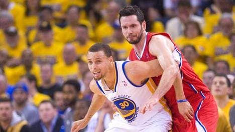 JJ Redick (r.) lieferte sich heiße Duelle mit Stephen Curry