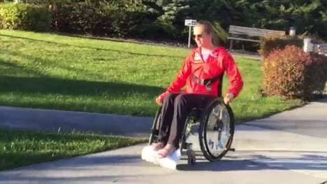 Kira Grünberg ist seit einem Trainingssturz querschnittsgelähmt