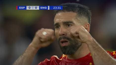 Carvajal provozierte die Engländer mit einer Geste