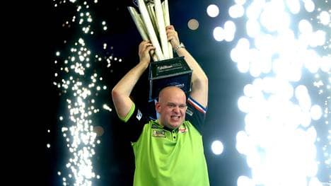 2019 William Hill World Darts Championship - Final Bei der PDC World Darts Championship bestieg Michael van Gerwen zum dritten Mal den Darts-Thron