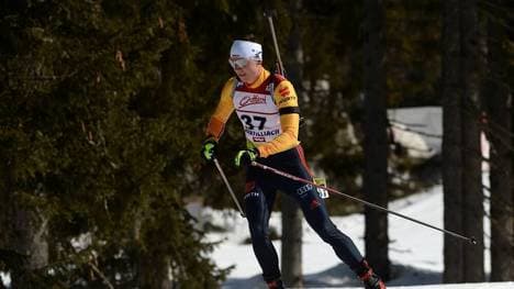 Justus Strelow war der beste der deutschen Biathleten