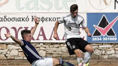 Auch Noah Katterbach fand keinen Weg durch die schottische Abwehr