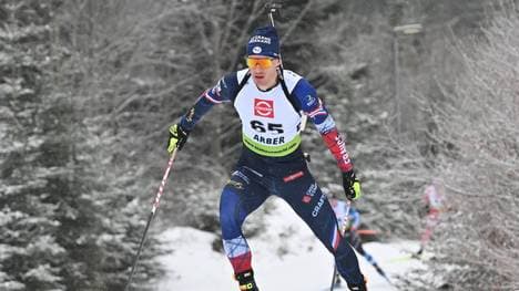 Damien Levet zählt zu den Top-Athleten im IBU-Cup
