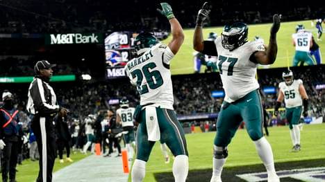 Saquon Barkley versenkte auch die Baltimore Ravens