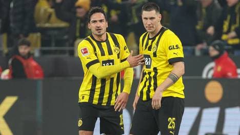 Dem BVB droht nun auch noch ein Ausfall von Niklas Süle (r.)