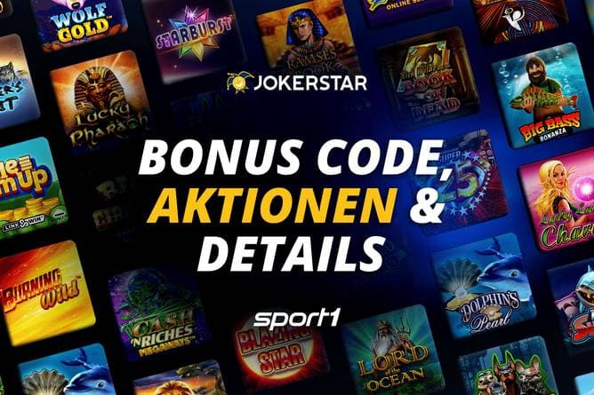 Jokerstar Bonus Code August 2026: 10 € einzahlen, mit 50 € & 100 Spins spielen
