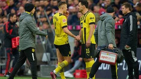 Nico Schlotterbeck musste im Spiel bei den Bayern verletzt raus