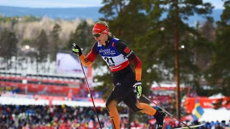 Denise Herrmann gewann 2014 in Sotschi Bronze in der Staffel