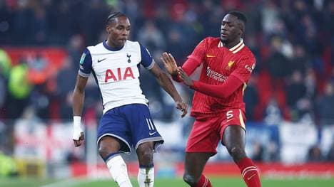 Mathys Tel (l.) ist an die Spurs ausgeliehen