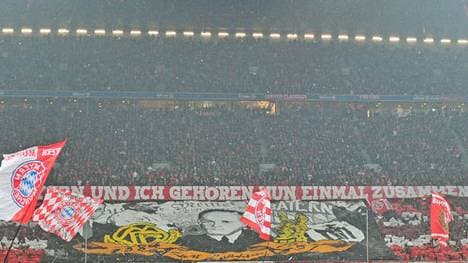 2015 präsentierte die Ultra-Gruppe "Schickeria" eine Choreo zu Ehren von Kurt Landauer