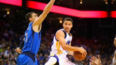 Steph Curry war von den Dallas Mavericks nur selten zu stoppen