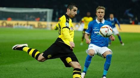 Henrikh Mkhitaryan erzielt seinen fünften Treffer im laufenden Pokal-Wettbewerb